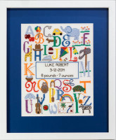 Brillant alphabet de naissance