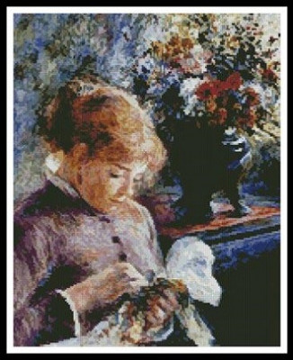 Femme brodant (Renoir)
