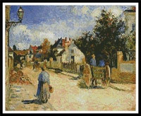 Une rue à Pontoise (Pissaro)