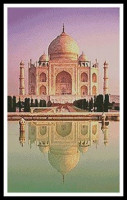 Reflet du Taj Mahal (Inde)