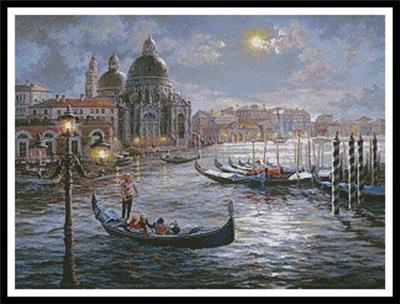 Peinture du Grand Canal à Venise