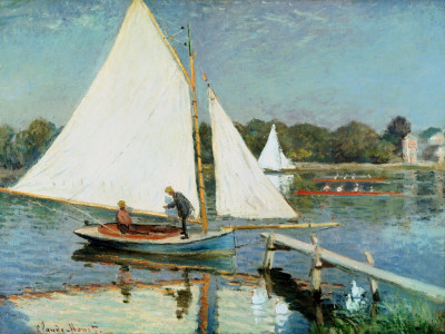 Voilier à Argenteuil (Monet)