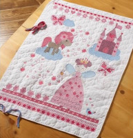 Quilt princesse de conte de fée