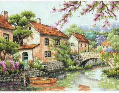 La rivière dans le village