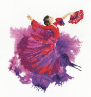 Aquarelle flamenco