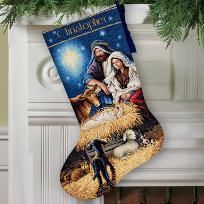 Chaussette de Noël : sainte nuit