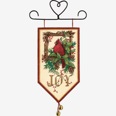 Bannière cardinal de Noël