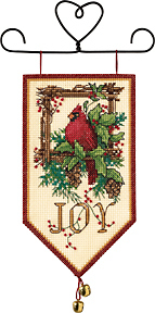 Bannière cardinal de Noël