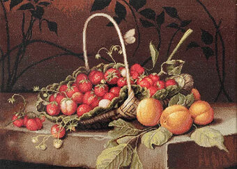 Nature morte avec fraises