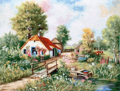 Village en été