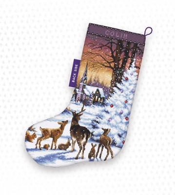 Chaussette de Noël : dans les bois