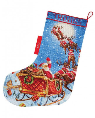 Chaussette de Noël : les rennes sont en chemin