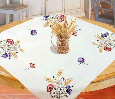 Surnappe et chemin de table orchidées