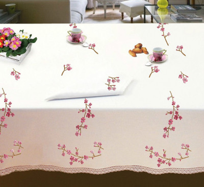 Nappe fleurettes roses