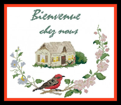 Bienvenue chez nous à l'oiseau