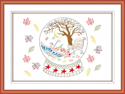 Boule de neige automne