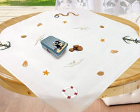 Surnappe et chemin de table bord de mer