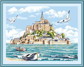 Le Mont Saint-Michel à marée haute