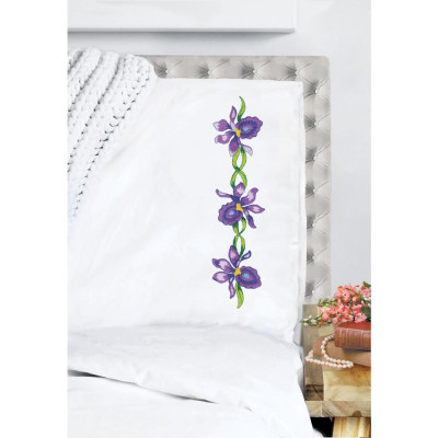 taie d'oreiller les iris
