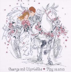 Attelage de mariage